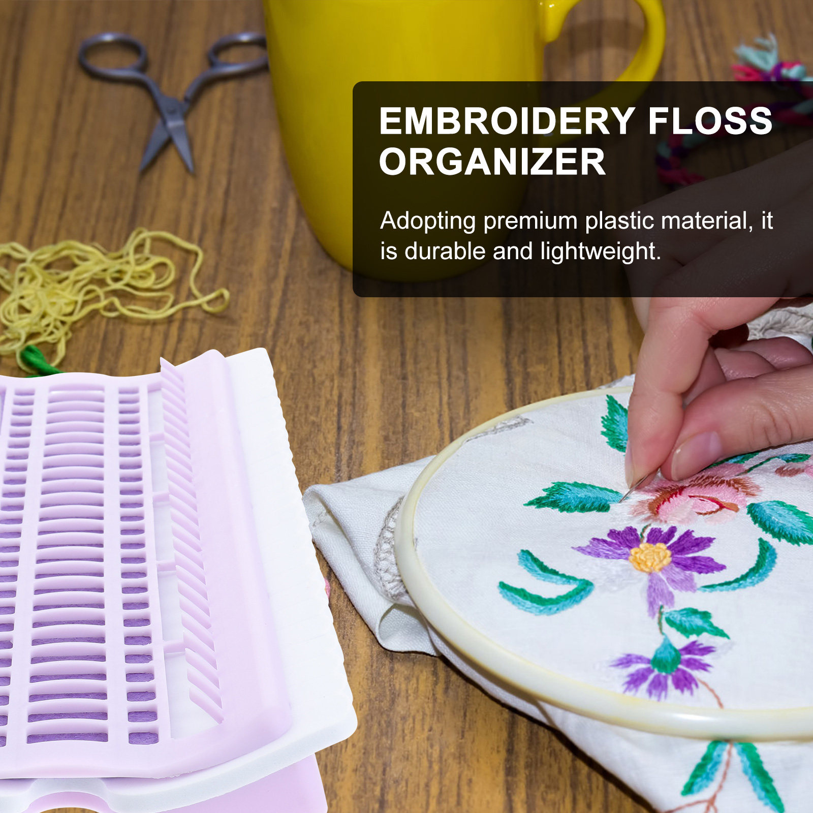 Embroidery Floss - 1Pcs Cross Stitch Thread Organizer Plastic