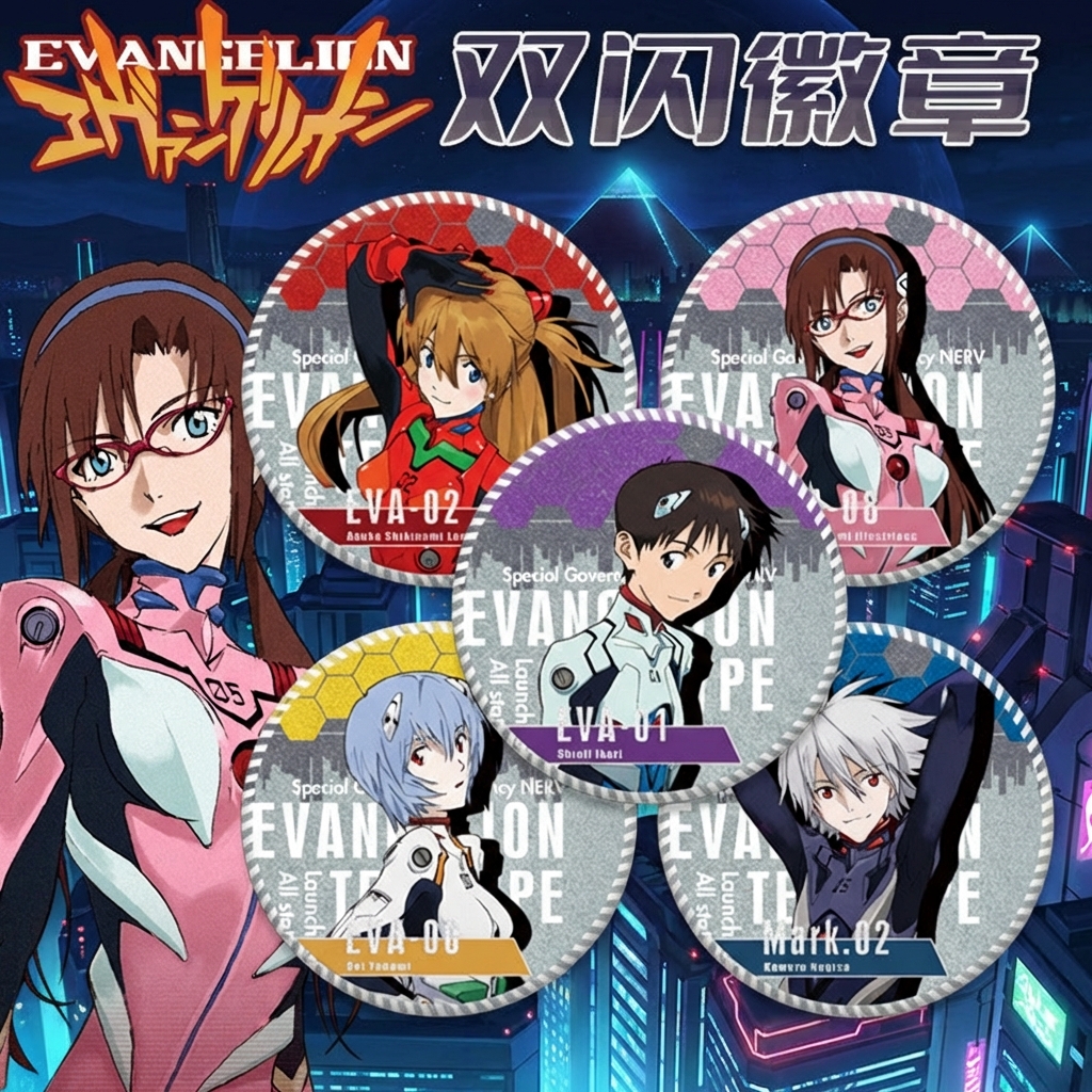 Embroidery Reddit - EVA Evangelion Pizza Hut Collaboration Series