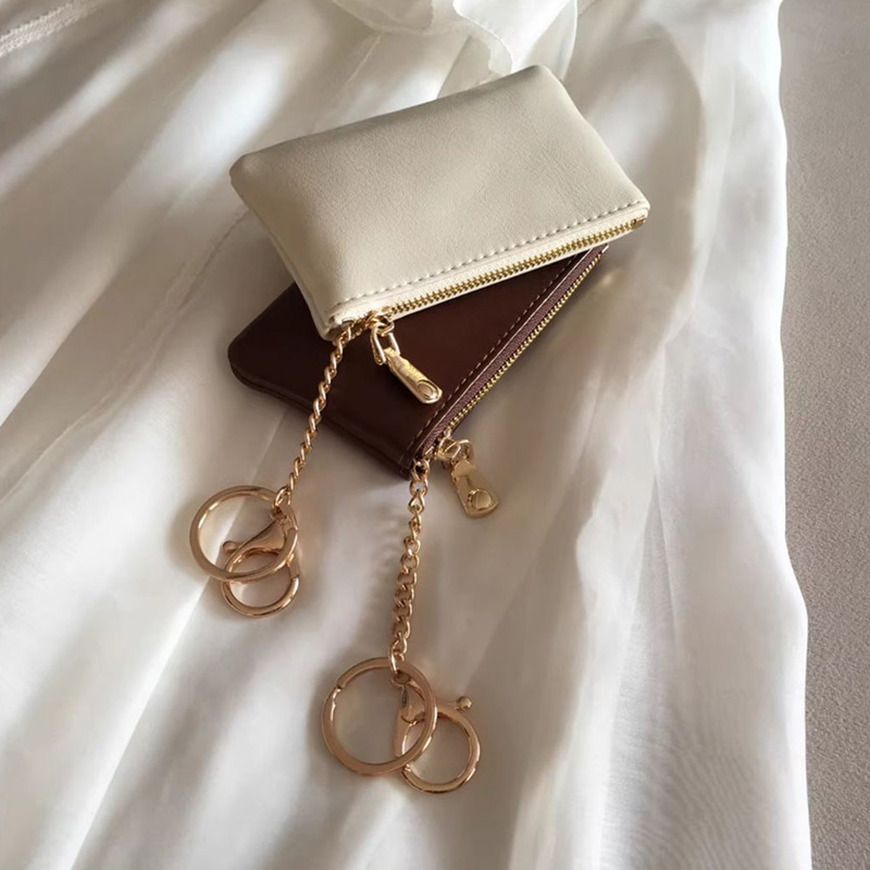 Embroidery Wallet - Fashion PU Leather Mini Coin Purse