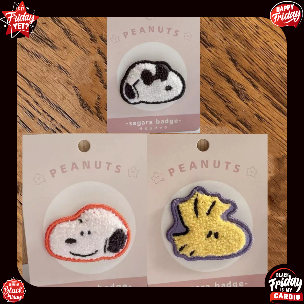 Embroidery Textile - Cute Snoopy Cartoon Embroidery Badge, Japanese