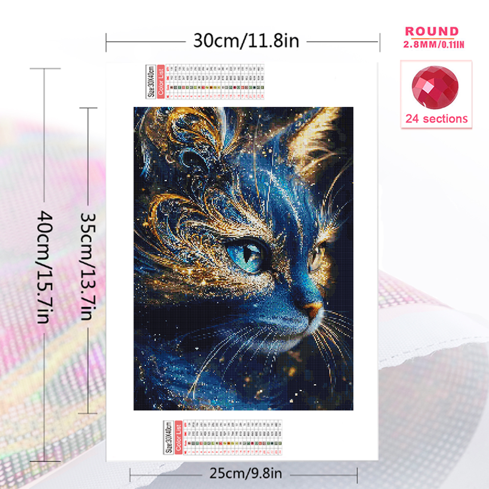 1PC frameless   DIY Diamond Pa – Embroidery Cat recenzja i cena