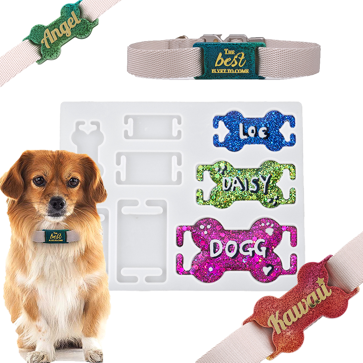 DIY Cat Dog ID Tag Silicone Mo – Embroidery Cat recenzja i cena