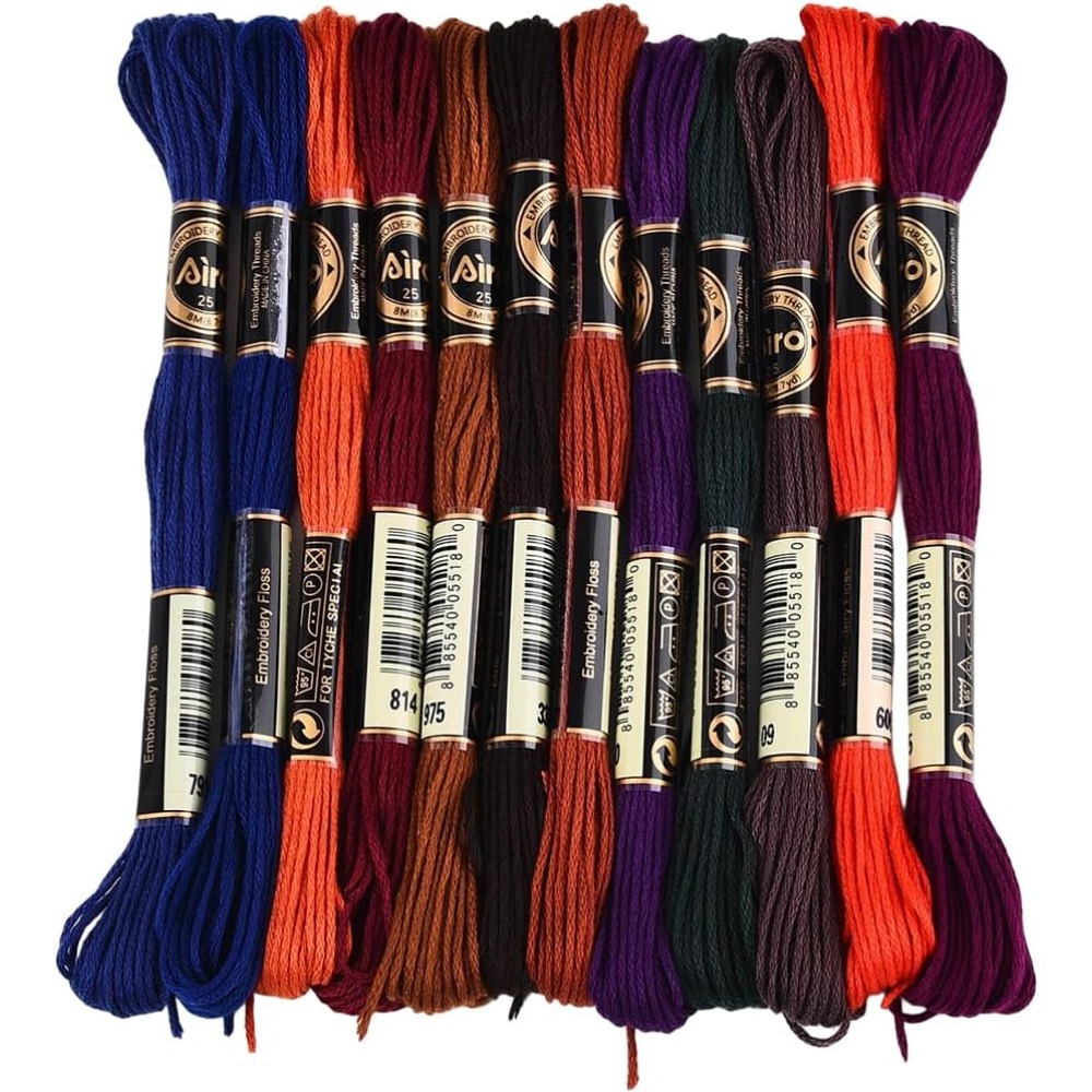 12 Skeins 6 Strands Hand Varie – Embroidery Floss recenzja i cena
