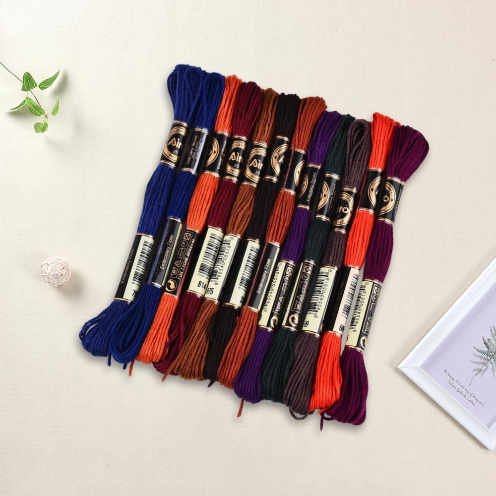 12 Skeins 6 Strands Hand Varie – Embroidery Floss recenzja i cena