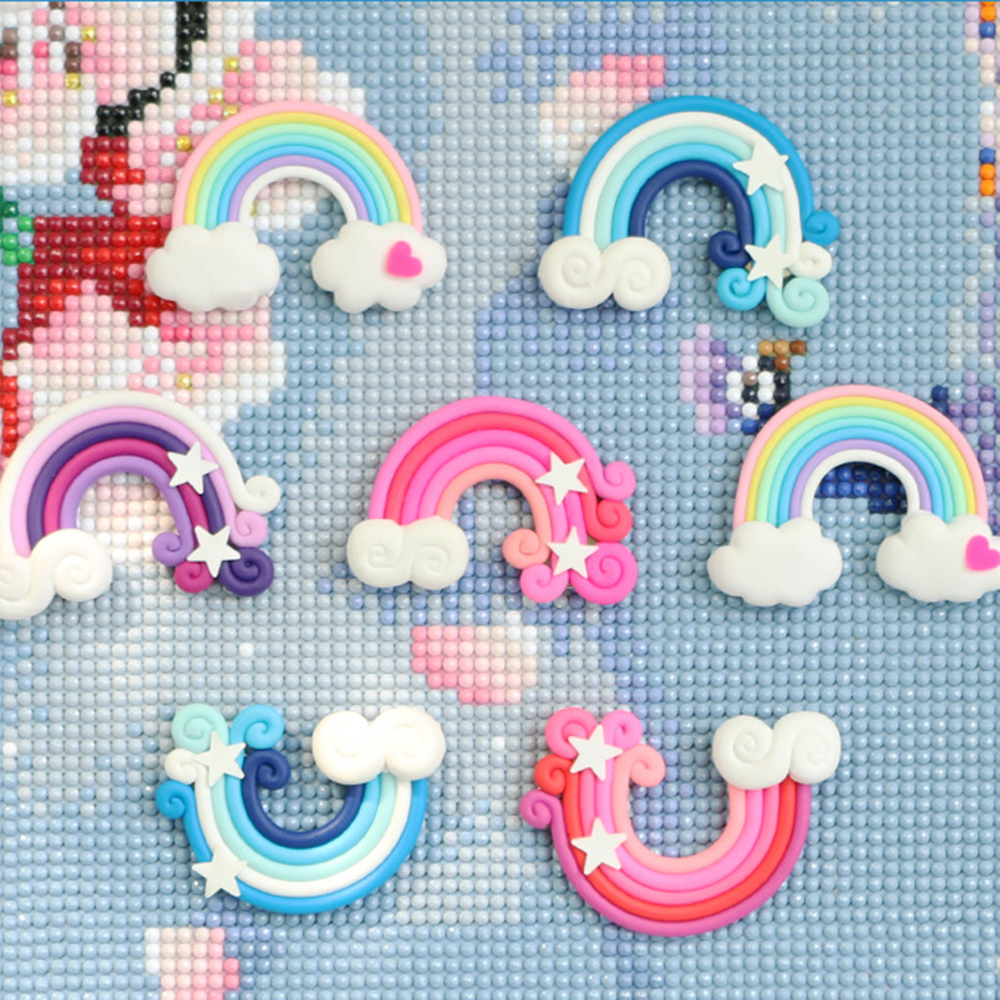 1PC Cute Rainbow Shape Diamond – Embroidery Painting recenzja i cena