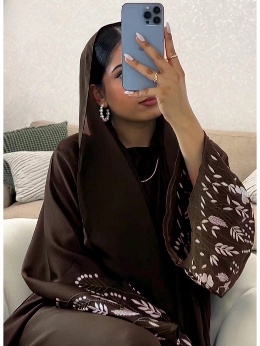Turkey Emboridery Abaya for Wo – Embroidery Kaftan recenzja i cena