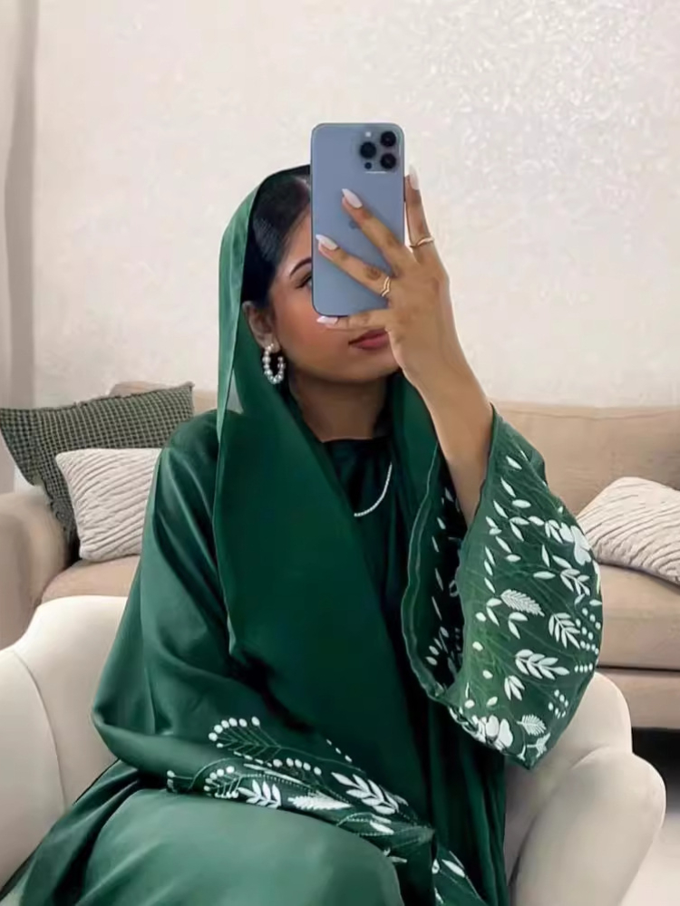 Turkey Emboridery Abaya for Wo – Embroidery Kaftan recenzja i cena