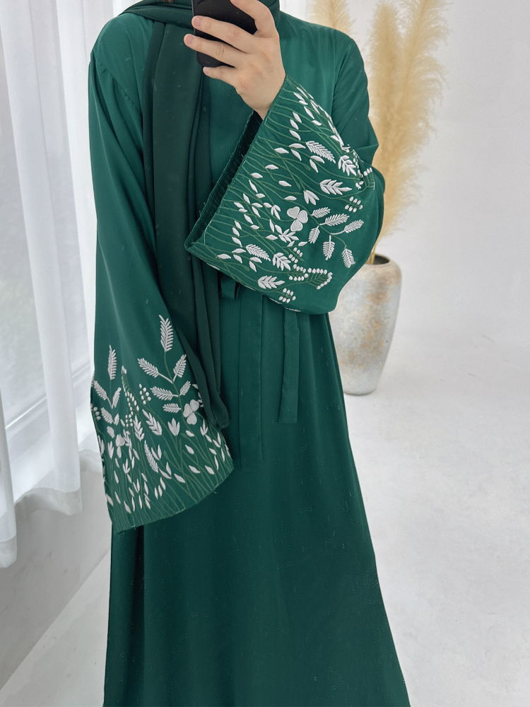 Turkey Emboridery Abaya for Wo – Embroidery Kaftan recenzja i cena