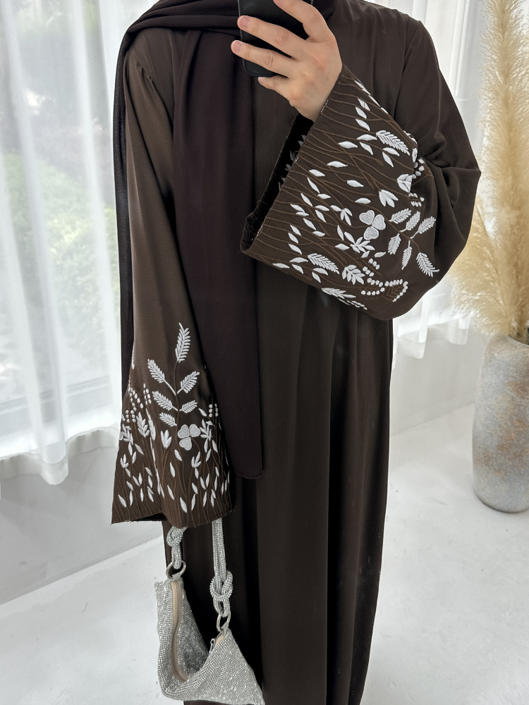 Turkey Emboridery Abaya for Wo – Embroidery Kaftan recenzja i cena