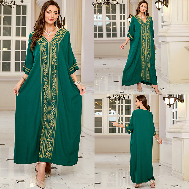 Swimsuit Cover Ups Embroidery  – Embroidery Kaftan recenzja i cena