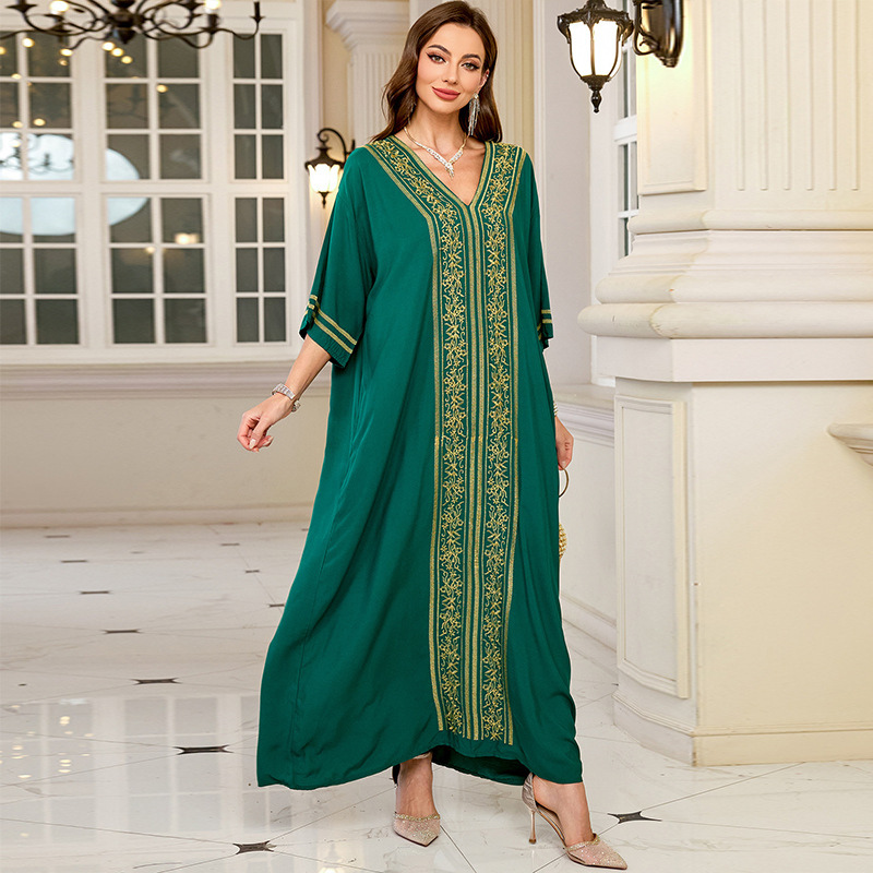 Swimsuit Cover Ups Embroidery  – Embroidery Kaftan recenzja i cena