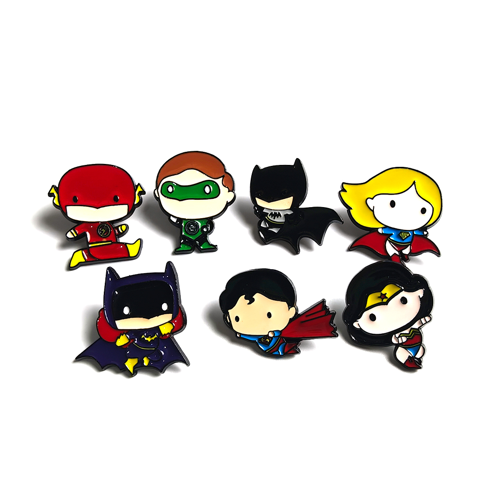 7pcs Cartoon Anime Enamel Lape – Embroidery Textile recenzja i cena
