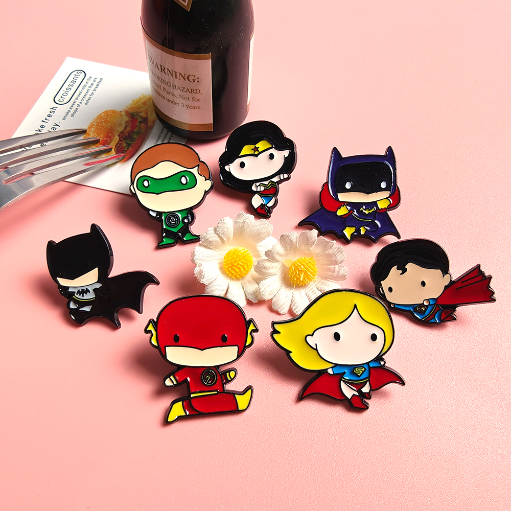 7pcs Cartoon Anime Enamel Lape – Embroidery Textile recenzja i cena