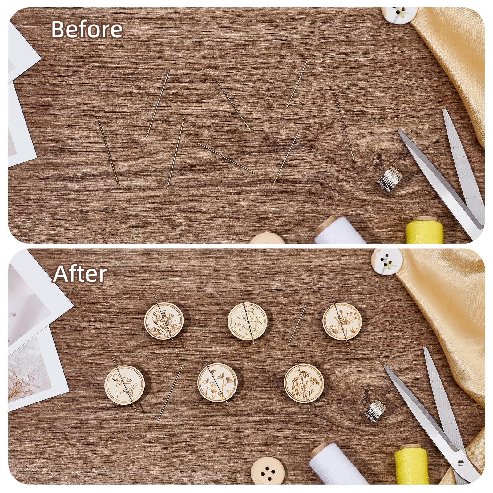 2pcs/set Round Magnetic Needle – Needle Minder Magnet recenzja i cena