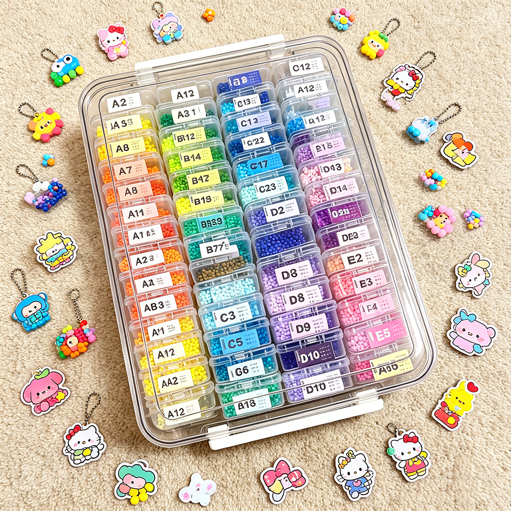 60pcs Transparent Plastic Stor – Embroidery Painting recenzja i cena