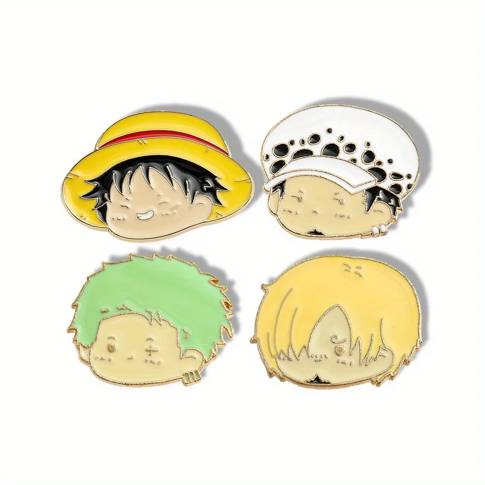 4 Pcs Anime Character Brooch S – Embroidery Textile recenzja i cena