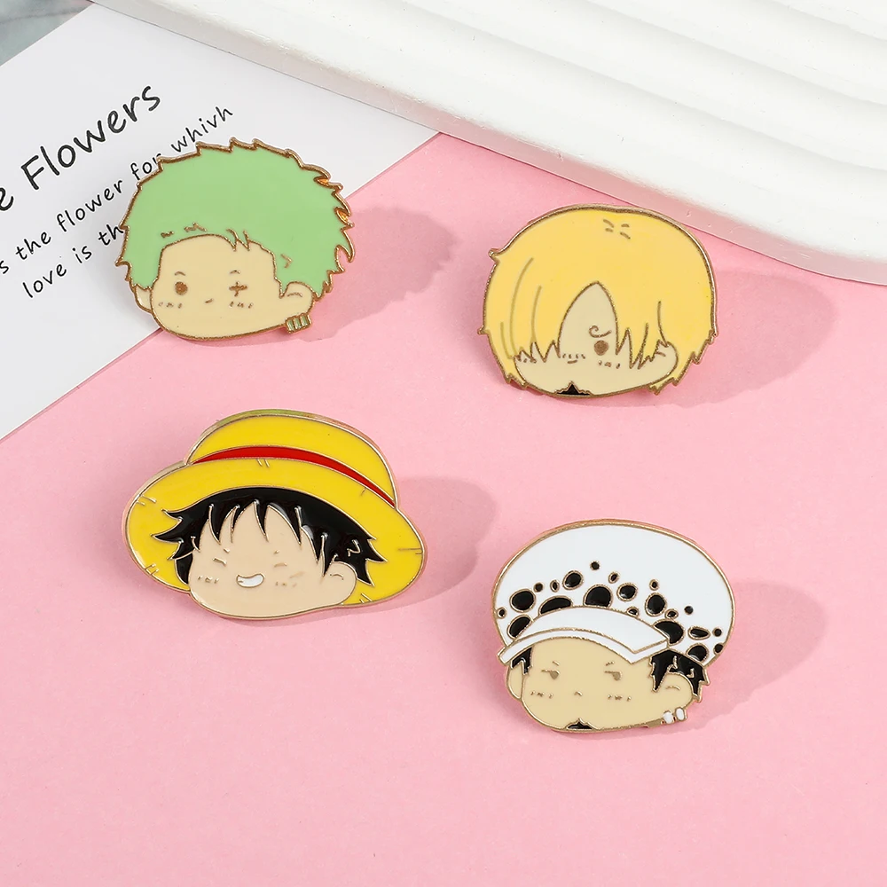 4 Pcs Anime Character Brooch S – Embroidery Textile recenzja i cena