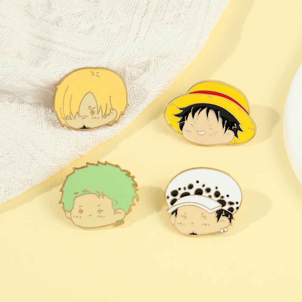4 Pcs Anime Character Brooch S – Embroidery Textile recenzja i cena