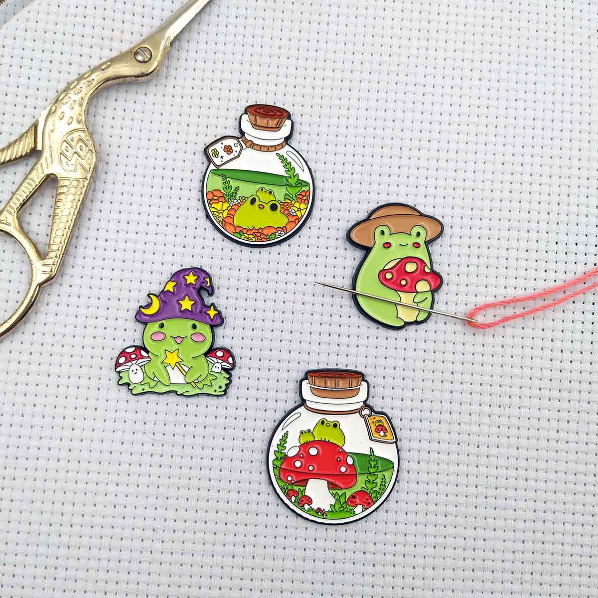 Frog Needle Minder for Embroid – Needle Minder Magnet recenzja i cena