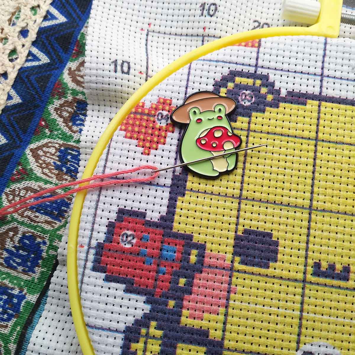 Frog Needle Minder for Embroid – Needle Minder Magnet recenzja i cena