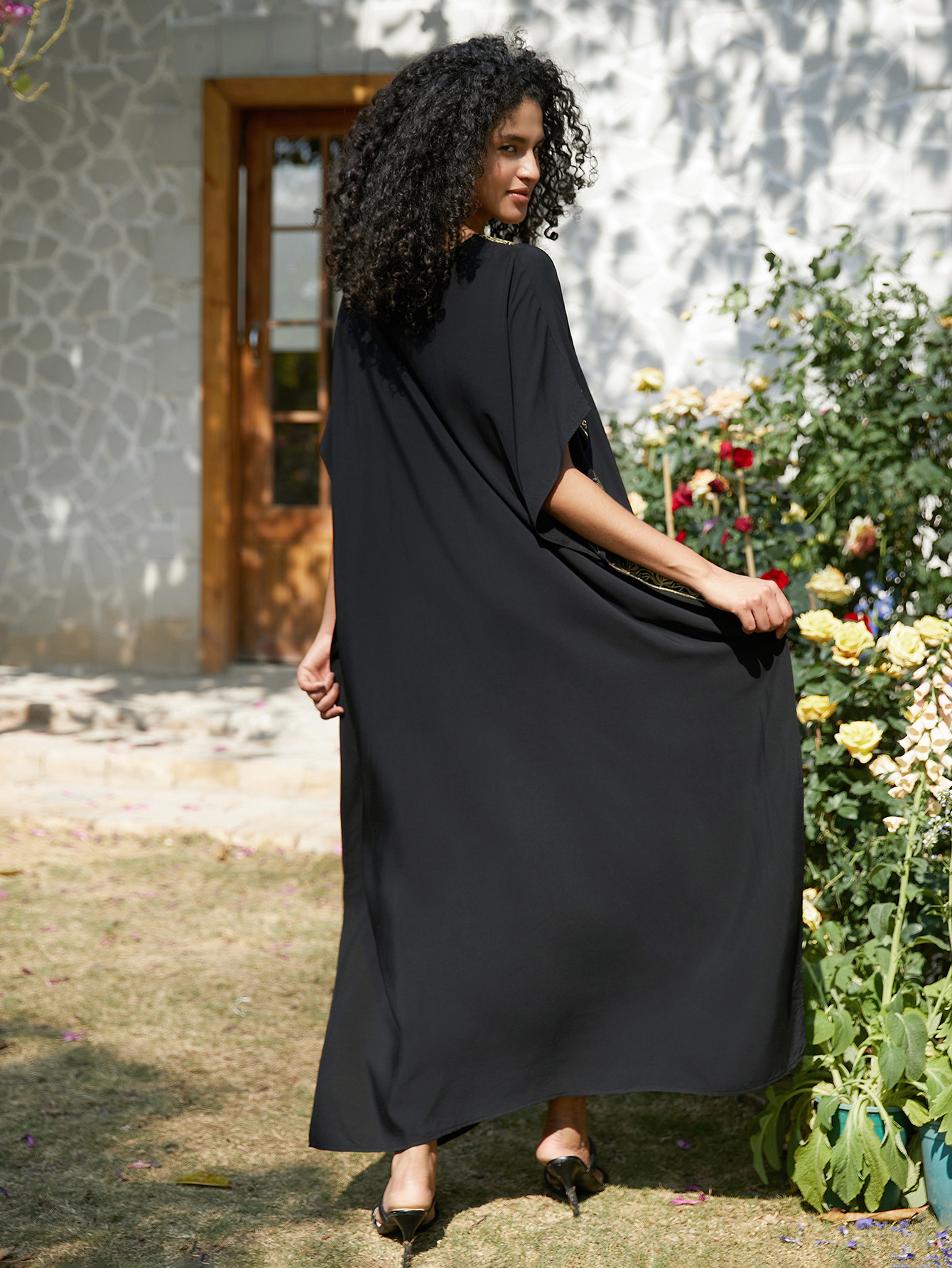 Swimsuit Cover Ups Embroidery  – Embroidery Kaftan recenzja i cena