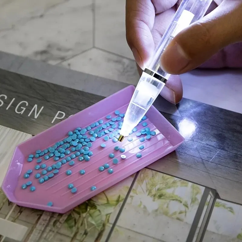 LED Light Diamond Painting Pen – Embroidery Painting recenzja i cena