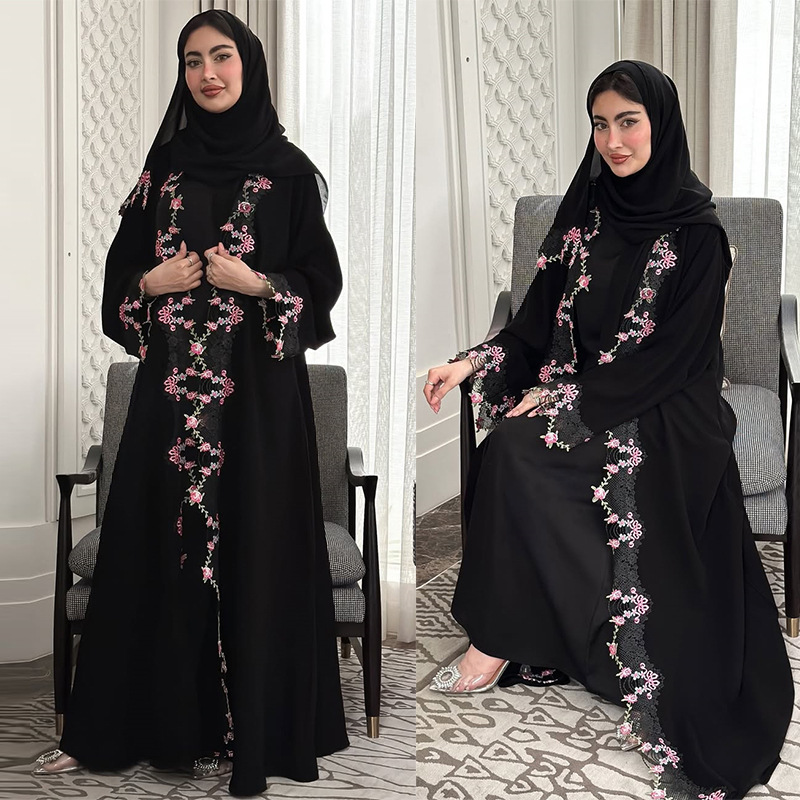 Abaya Women Eid Dress Jalabiya – Embroidery Kaftan recenzja i cena