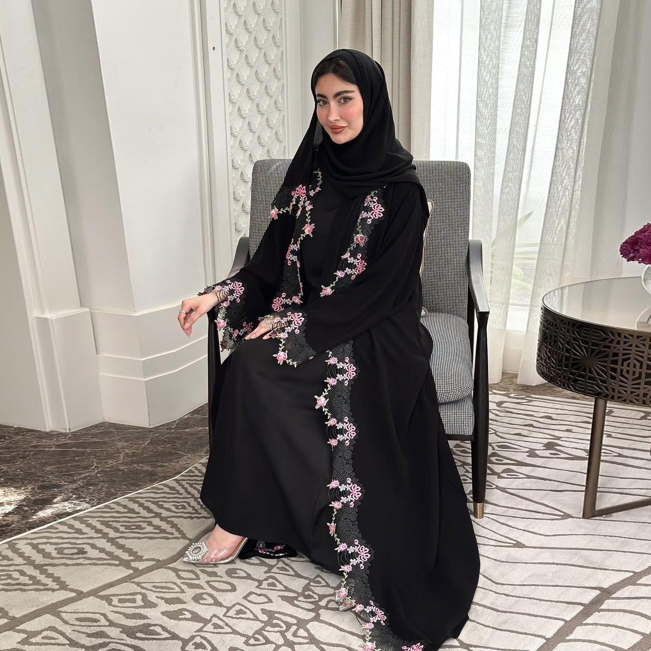 Abaya Women Eid Dress Jalabiya – Embroidery Kaftan recenzja i cena