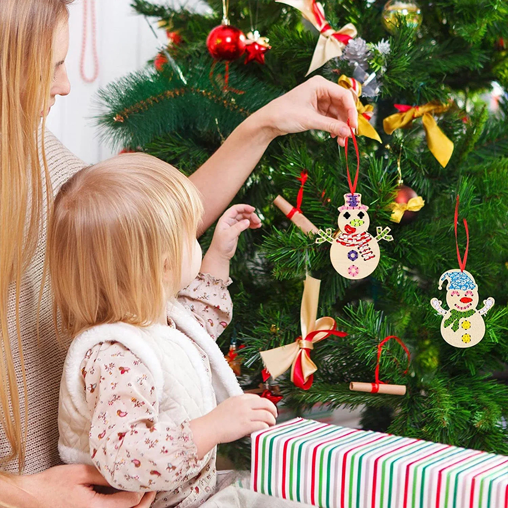 Cross Stitch Hanging Pendant G – Embroidery Xmas Ornaments recenzja i cena