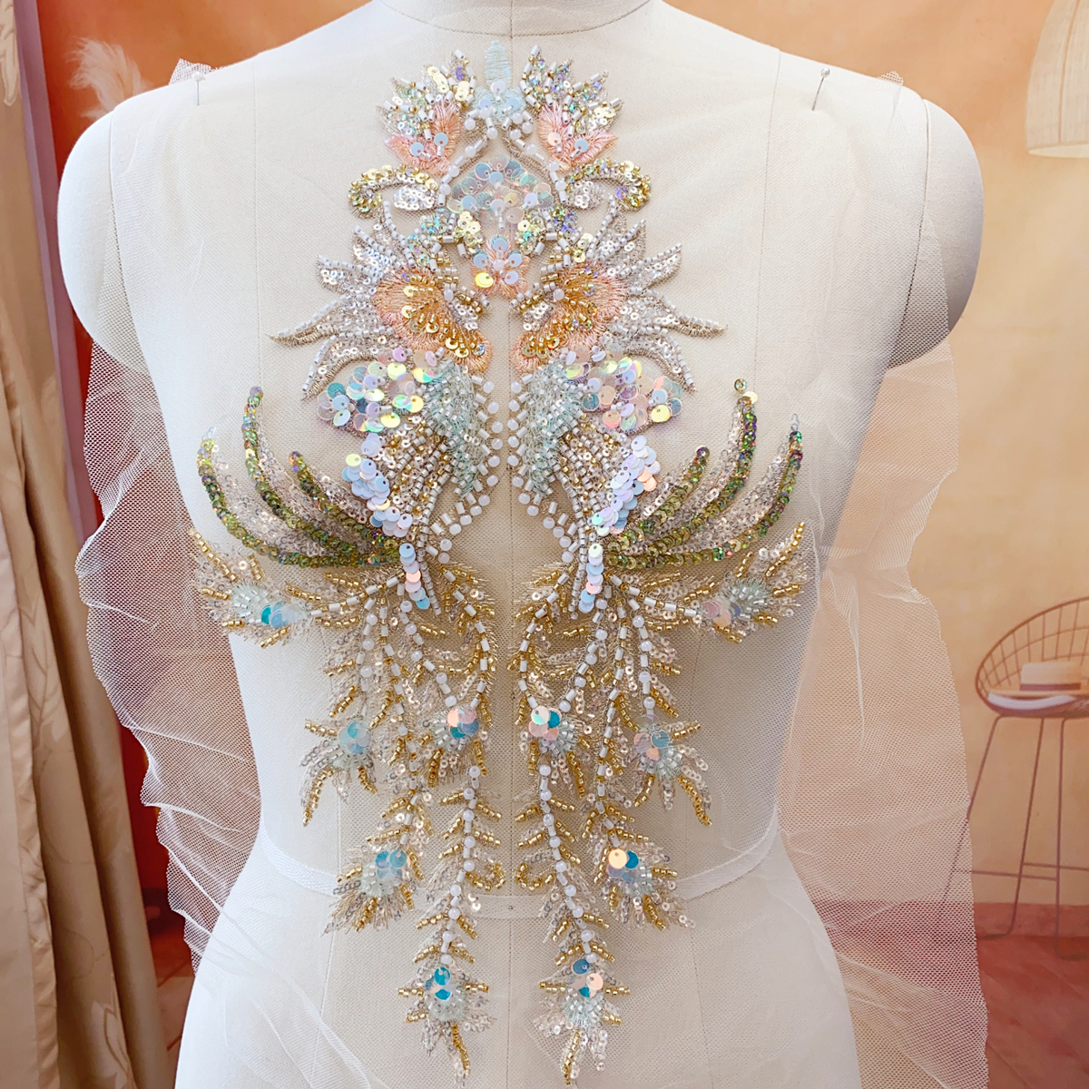 Champagne Gold Fish Scale Sequ – Embroidery Gold recenzja i cena