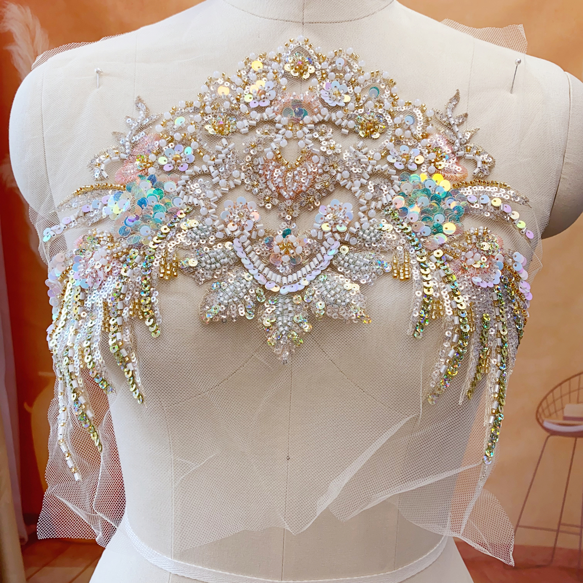 Champagne Gold Fish Scale Sequ – Embroidery Gold recenzja i cena