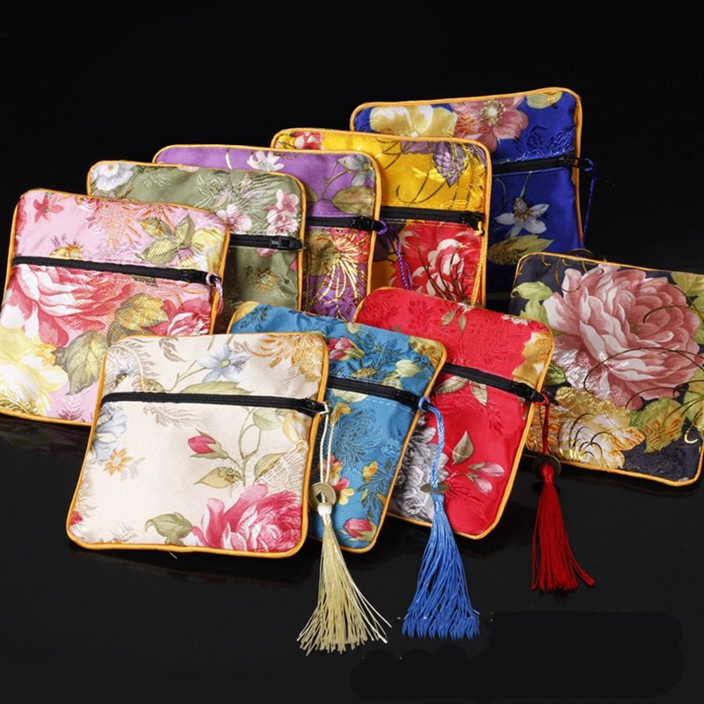 Cloth Embroidery Coin Pouch Fl – Embroidery Wallet recenzja i cena