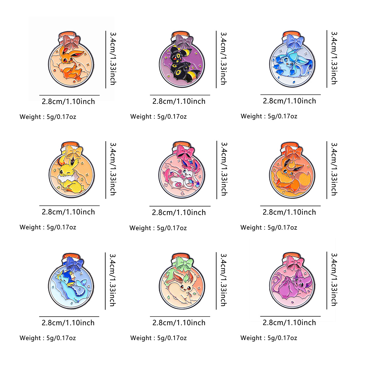 90s Anime Kawaii Elf Enamel Pi – Embroidery Textile recenzja i cena