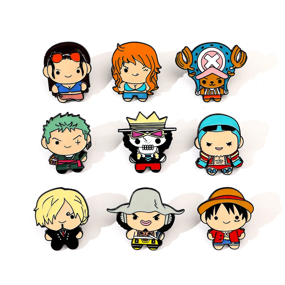 9 Pcs Creative Cartoon Brooch  – Embroidery Textile recenzja i cena