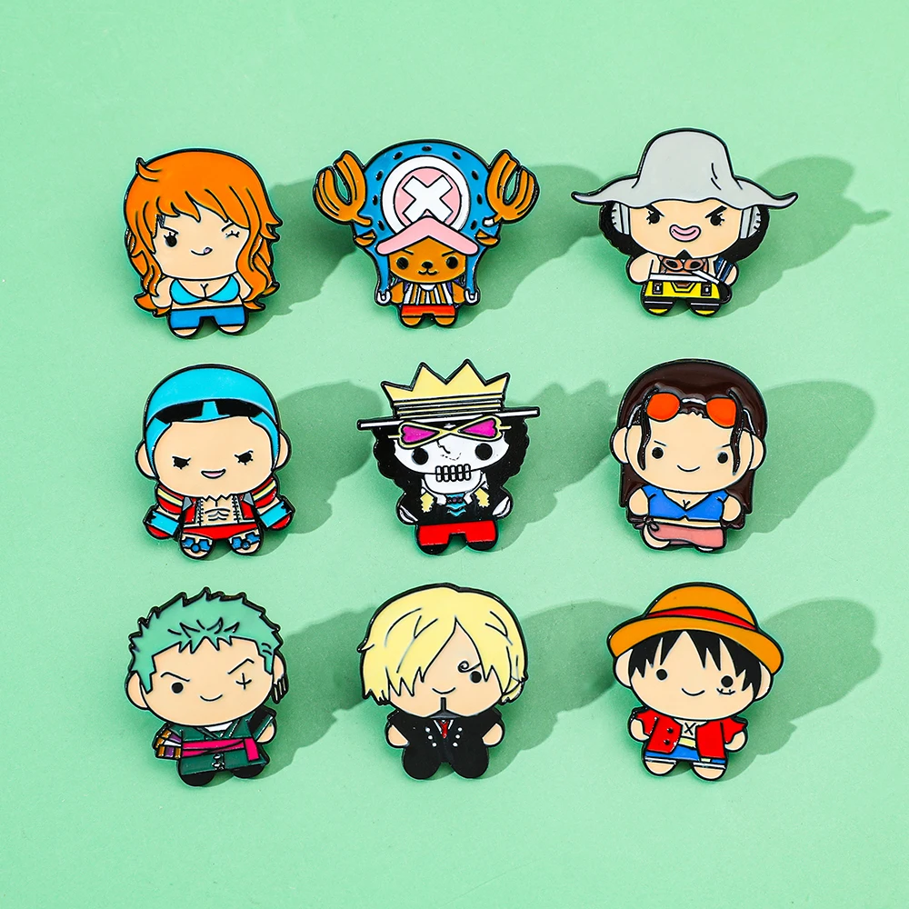 9 Pcs Creative Cartoon Brooch  – Embroidery Textile recenzja i cena