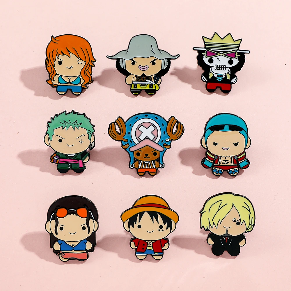 9 Pcs Creative Cartoon Brooch  – Embroidery Textile recenzja i cena