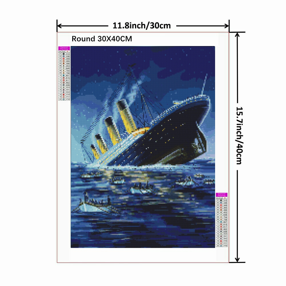 The Titanic Diamond Painting F – Embroidery Wall Art recenzja i cena