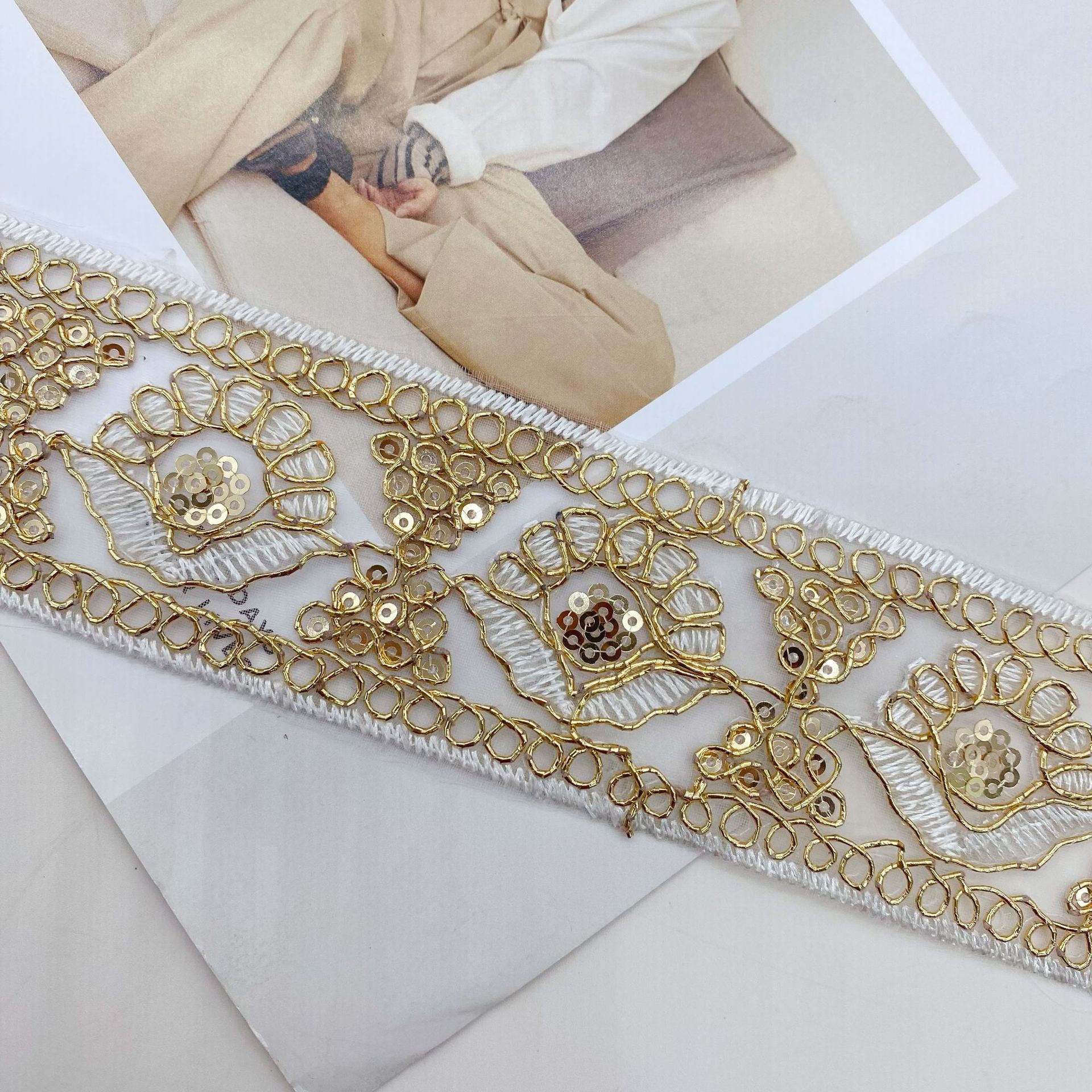 3Yards Of Wholesale National S – Embroidery Gold recenzja i cena