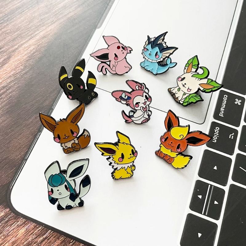 Hot 9 Pcs Anime Elf Brooch Set – Embroidery Textile recenzja i cena