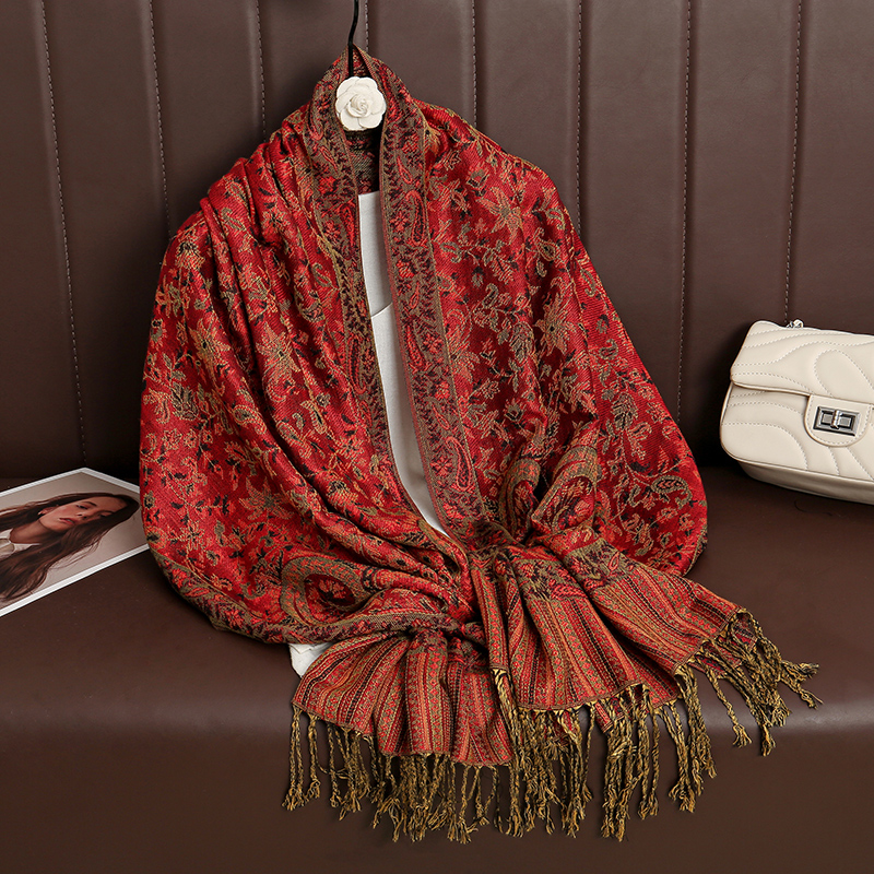 2024 Luxury Brand Cashmere Wom – Embroidery Shawl recenzja i cena