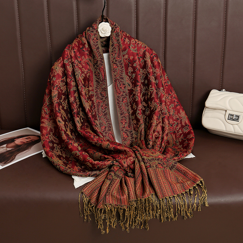 2024 Luxury Brand Cashmere Wom – Embroidery Shawl recenzja i cena