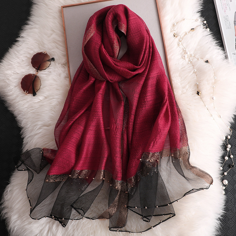 2024 Luxury 100% Silk Shawl Sc – Embroidery Shawl recenzja i cena