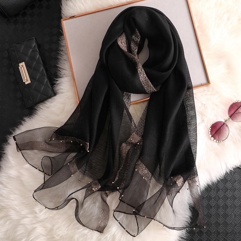 2024 Luxury 100% Silk Shawl Sc – Embroidery Shawl recenzja i cena