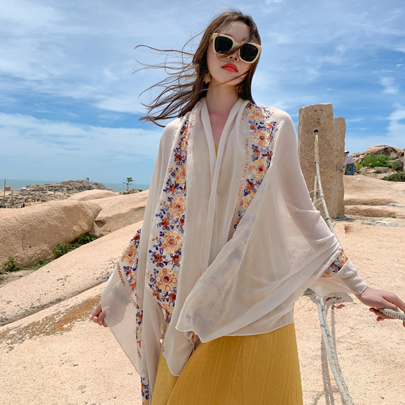 Four Seasons Muslim Women's He – Embroidery Shawl recenzja i cena