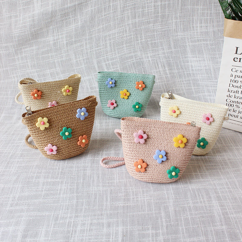 Children's Straw Crossbody Bag – Embroidery Wallet recenzja i cena