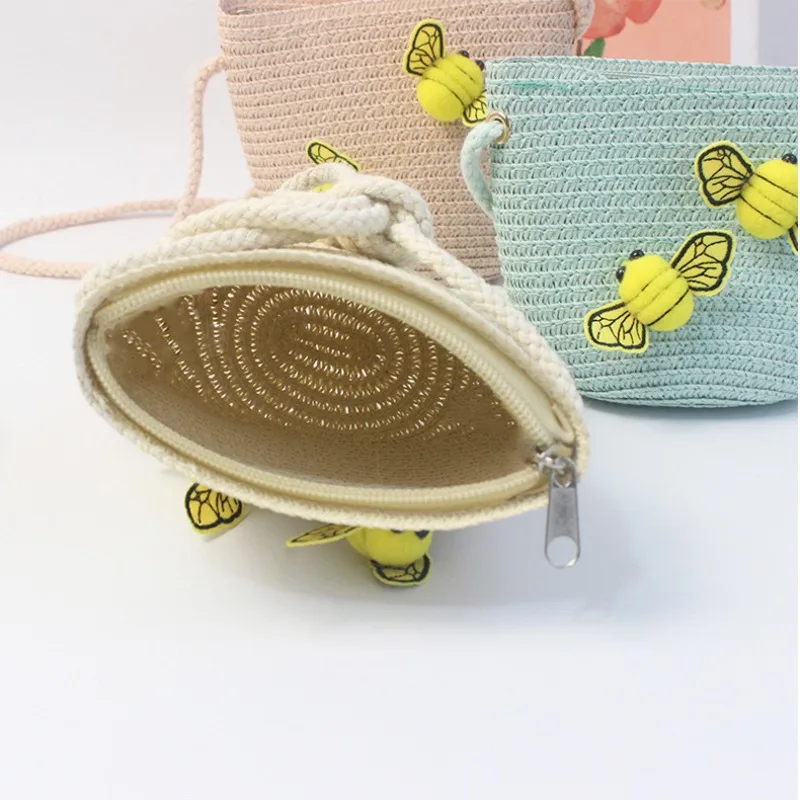 Children's Straw Crossbody Bag – Embroidery Wallet recenzja i cena