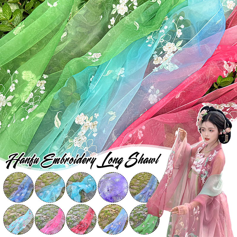 Embroidery Silk Ribbon Gradien – Embroidery Shawl recenzja i cena