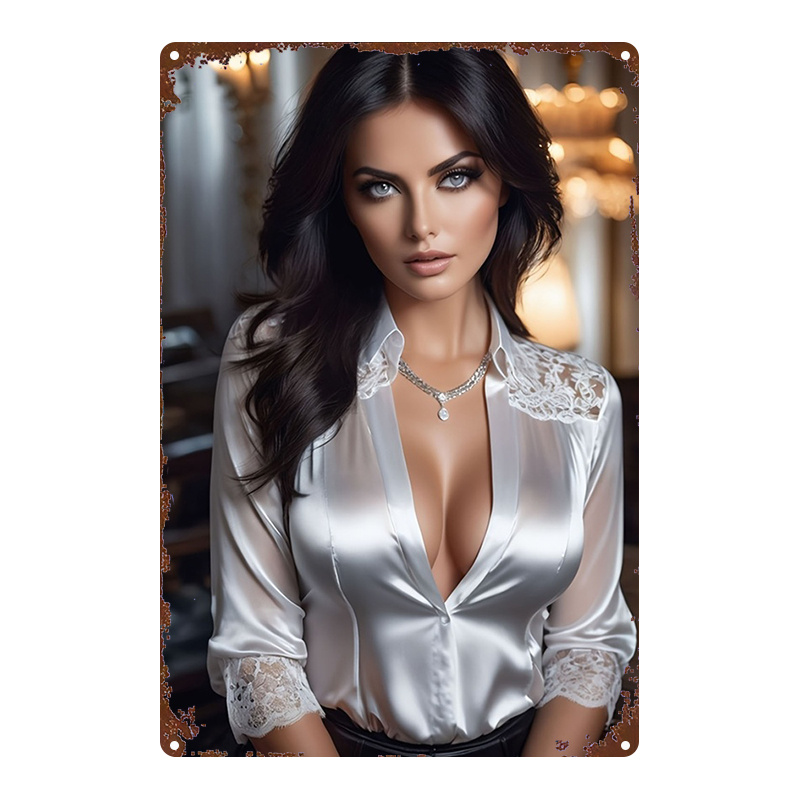 2D Metal Wall Art for Women -  – Embroidery Wall Art recenzja i cena