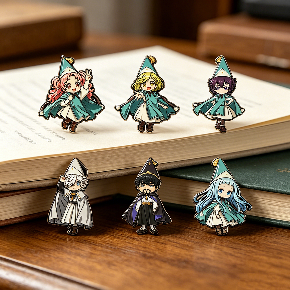 6pcs Witch Hat Enamel Pin Set  – Embroidery Reddit recenzja i cena