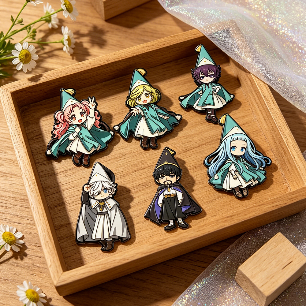 6pcs Witch Hat Enamel Pin Set  – Embroidery Reddit recenzja i cena